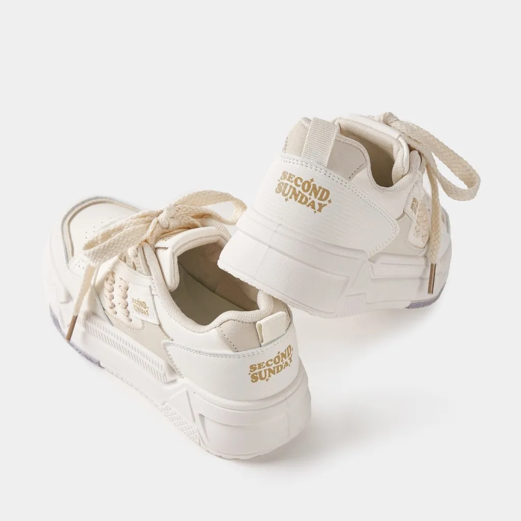 Ảnh Giày Thể Thao Sneaker Nữ Second Sunday Ice Cream Đế Tăng Chiều Cao 4cm SK10 4