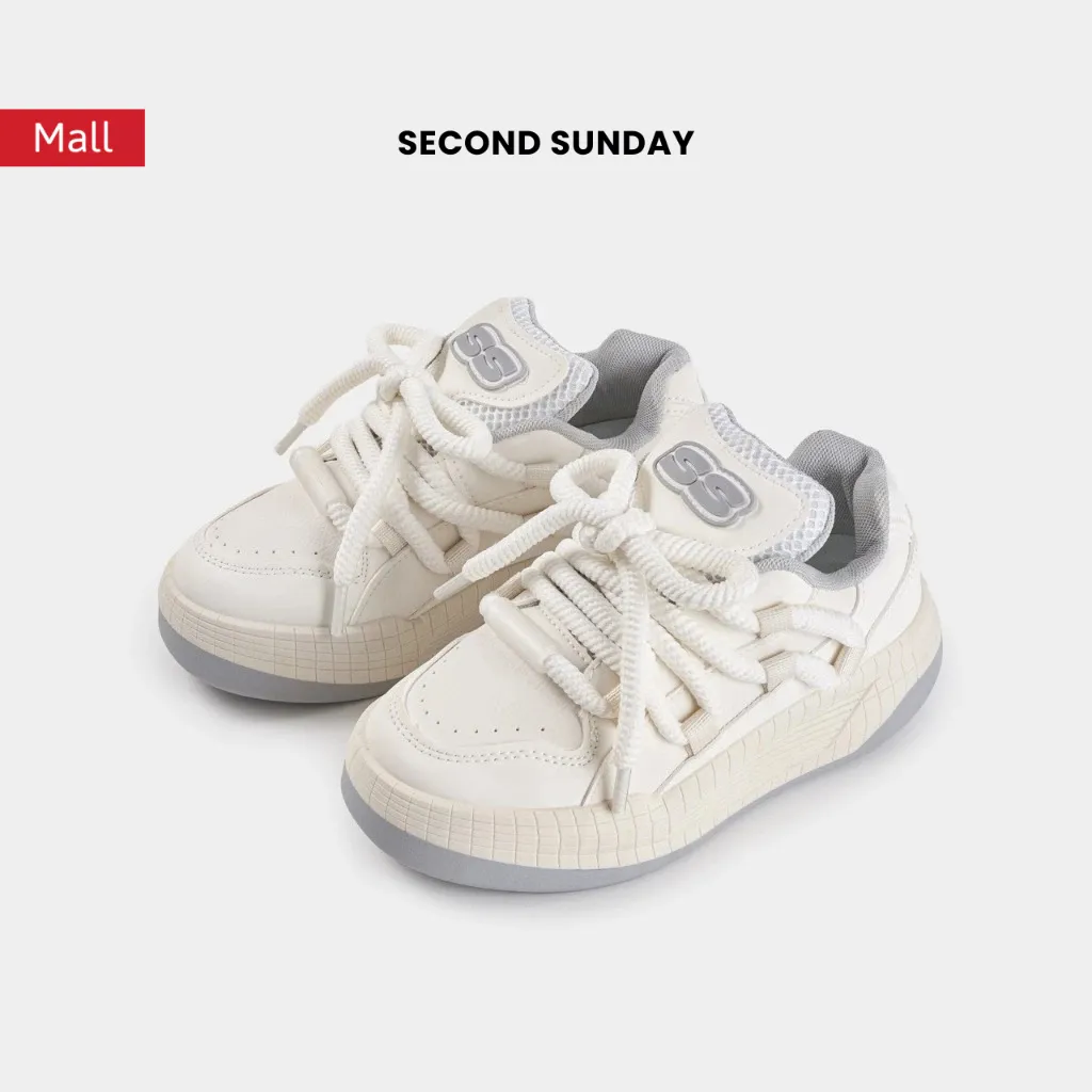 Ảnh Giày Thể Thao Sneaker Nữ Second Sunday New Symbol Đế Tăng Chiều Cao 4cm SK09 1