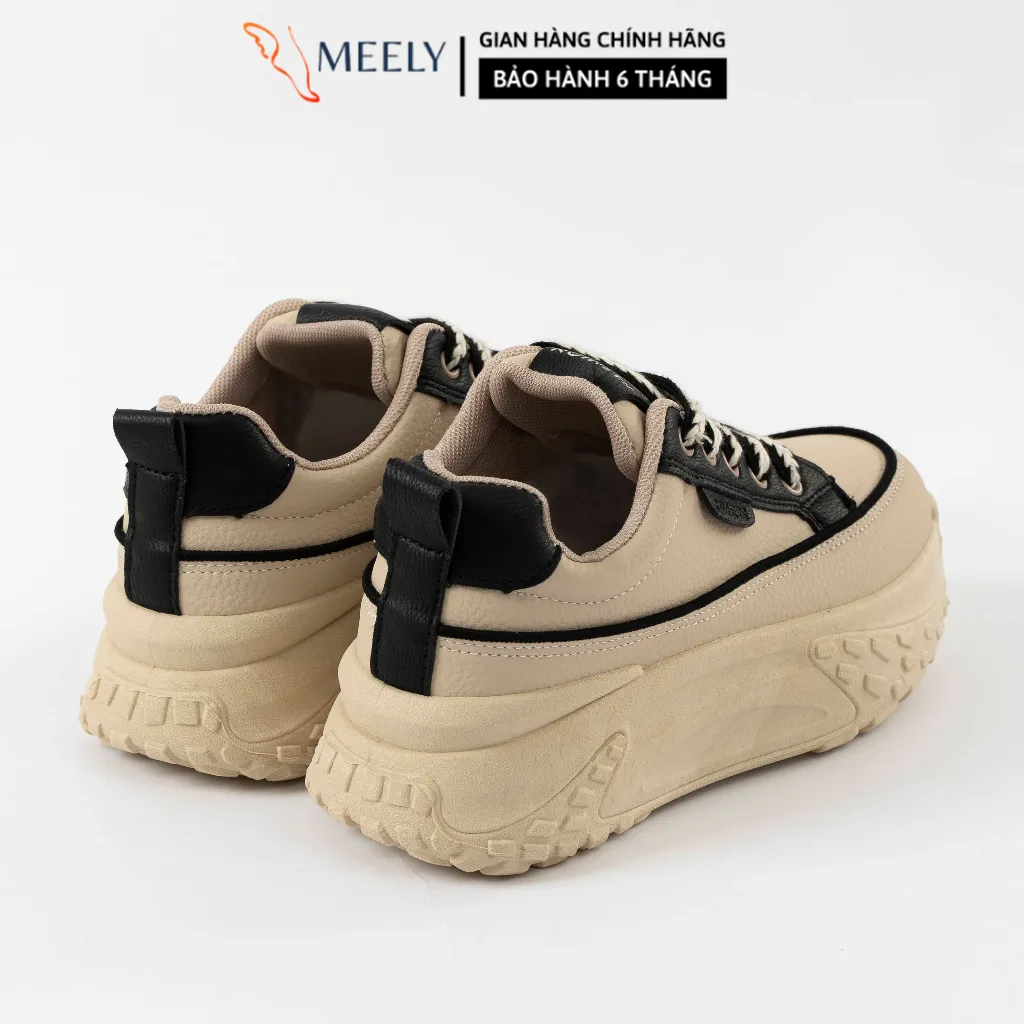 Ảnh Giày Thể Thao Sneaker Nữ MEELY Kiểu Dáng Hàn Quốc Độn Đế 5cm - HY22 4
