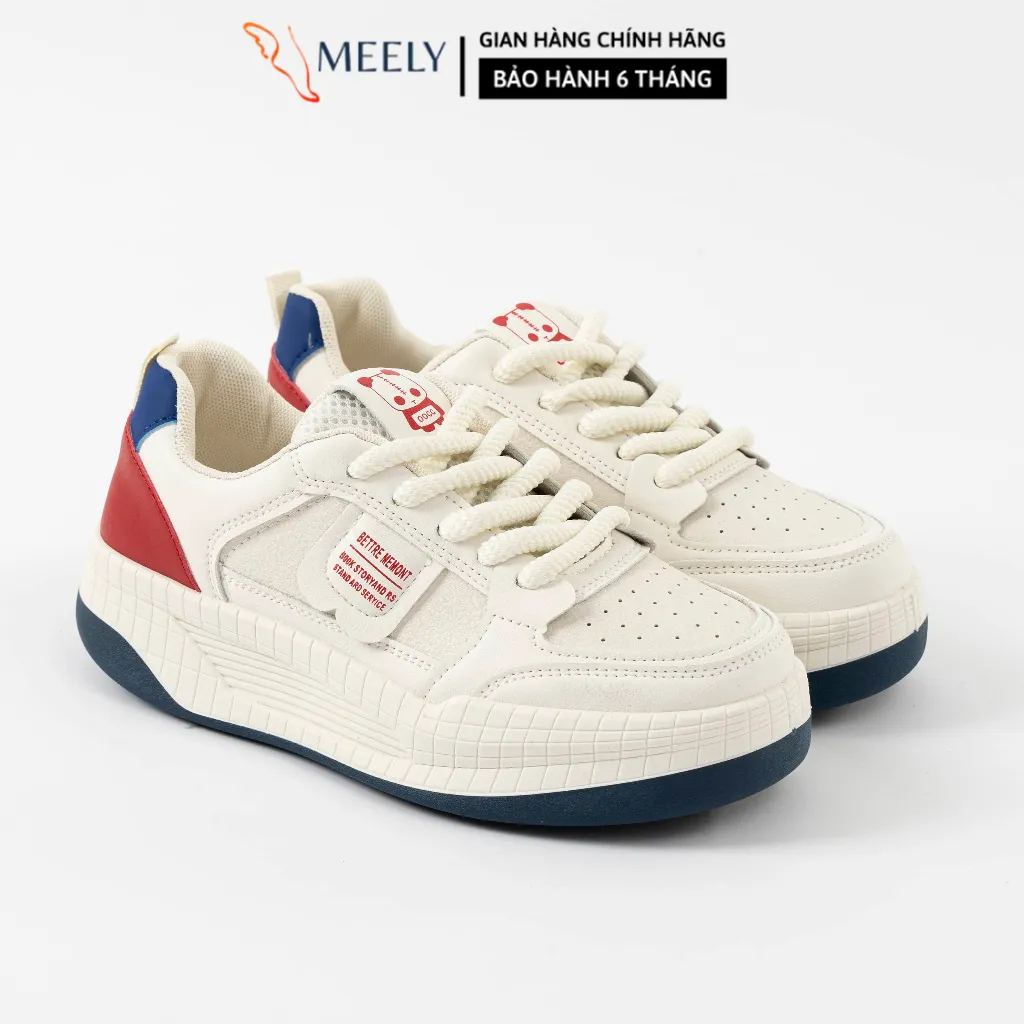 Ảnh Giày Thể Thao Sneaker Nữ MEELY Kiểu Dáng Hàn Quốc Độn Đế 5cm - N44 3