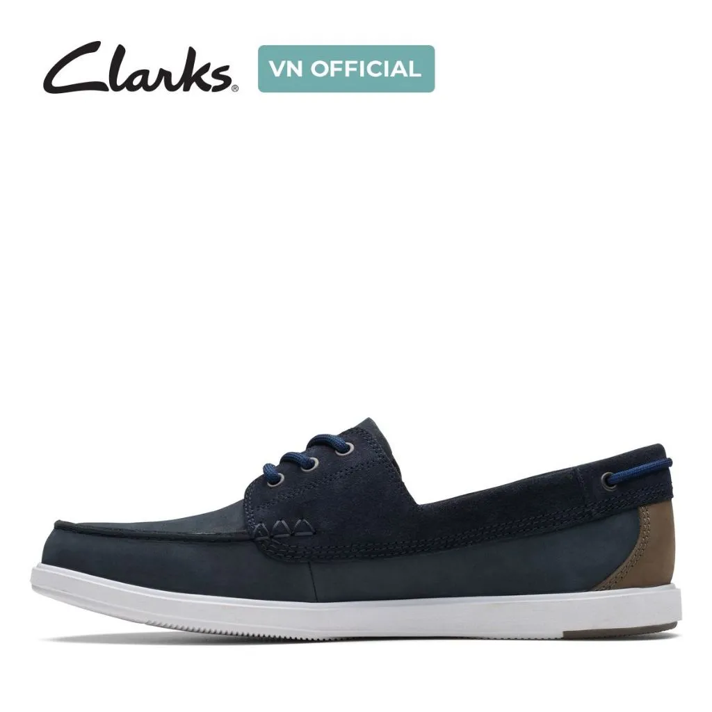 Ảnh Giày Thuyền Da Nubuck Nam Clarks - Bratton Boat 4