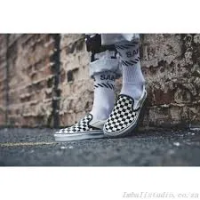Ảnh Giày Vans Classic Slip - On Checkerboard VN000EYEBWW 1