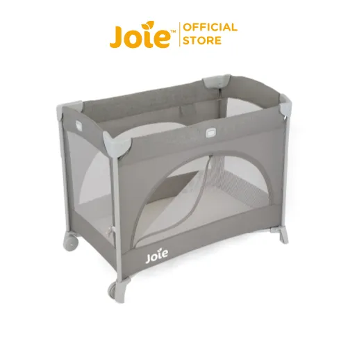 Ảnh Giường cũi cho bé Joie Kubbie Sleep Foggy Gray | Cũi cho bé sơ sinh đến 15kg an toàn có thể gấp gọn 4