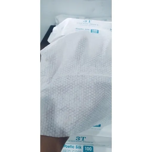 Ảnh Gói 100 Tờ Khăn Khô Lau Mặt Đa Năng 3T Pharma Dùng 1 Lần 2