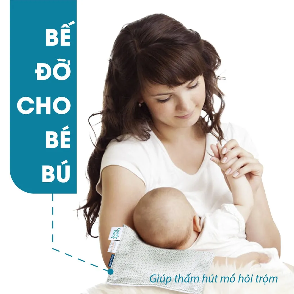 Ảnh Gối Chống Trào Ngược kháng khuẩn Cho Bé ComfyBaby – Công nghệ làm mát chống mồ hôi trộm 2