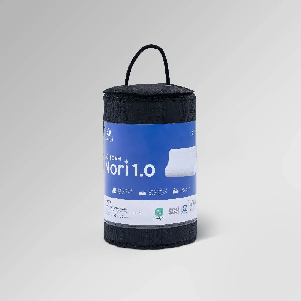 Ảnh Gối Foam Goodnight Nori 1.0 30*60 lượn sóng nâng đỡ cổ vai gáy 2