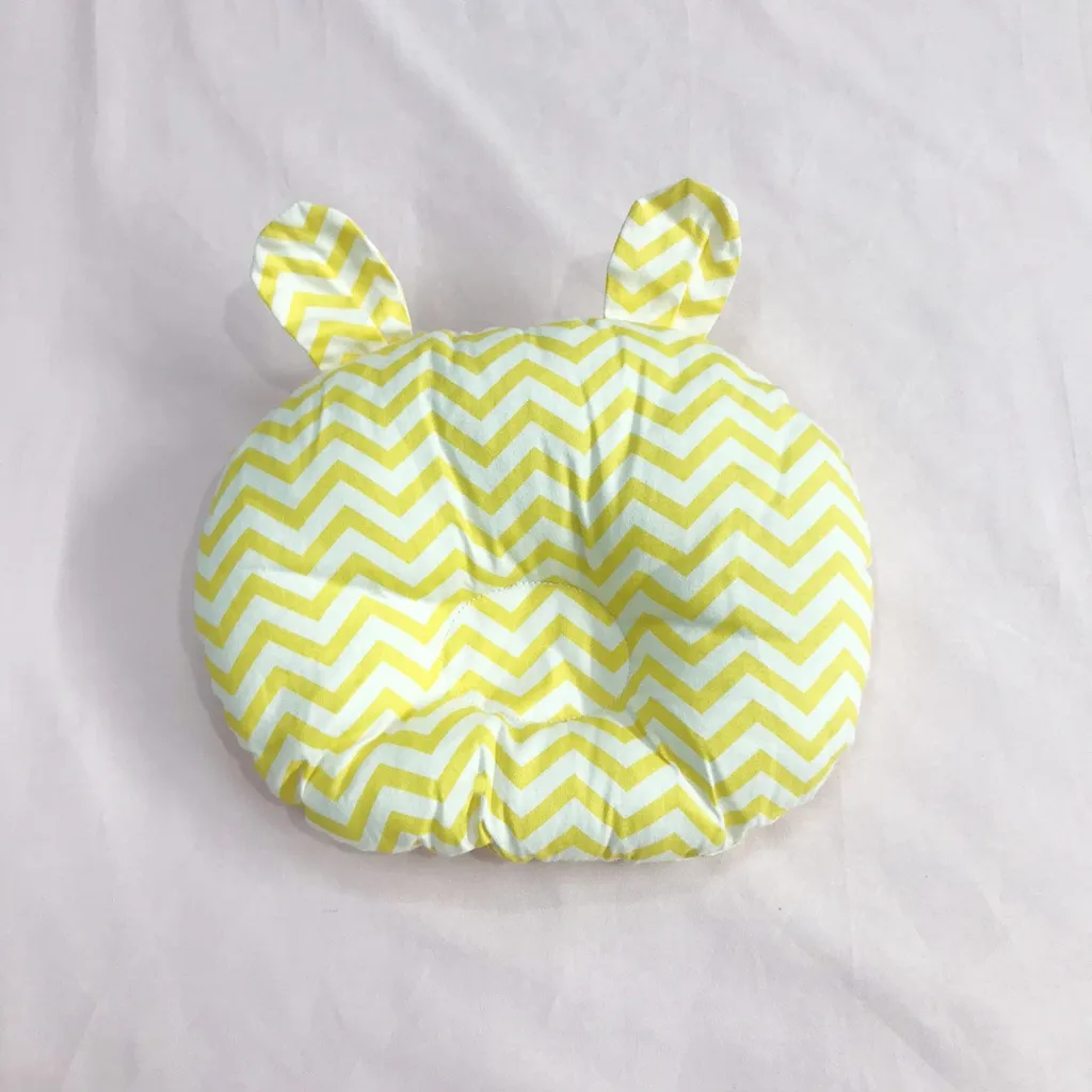 Ảnh Gối Lõm Chống Méo Đầu Hình Tròn GOLDCAT GT Chất Vải Cotton Lõi Bông Êm Cho Trẻ Từ 0-12 Tháng 2