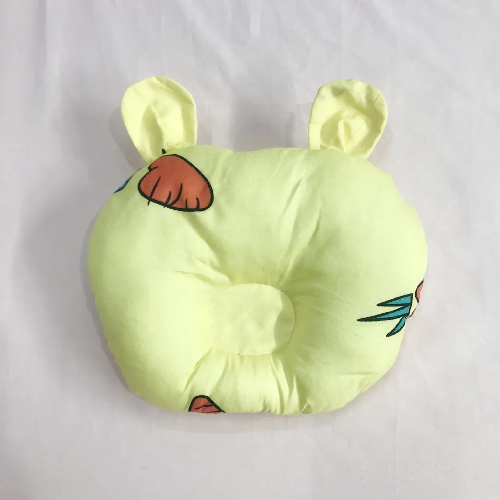 Ảnh Gối Lõm Chống Méo Đầu Hình Tròn GOLDCAT GT Chất Vải Cotton Lõi Bông Êm Cho Trẻ Từ 0-12 Tháng 3