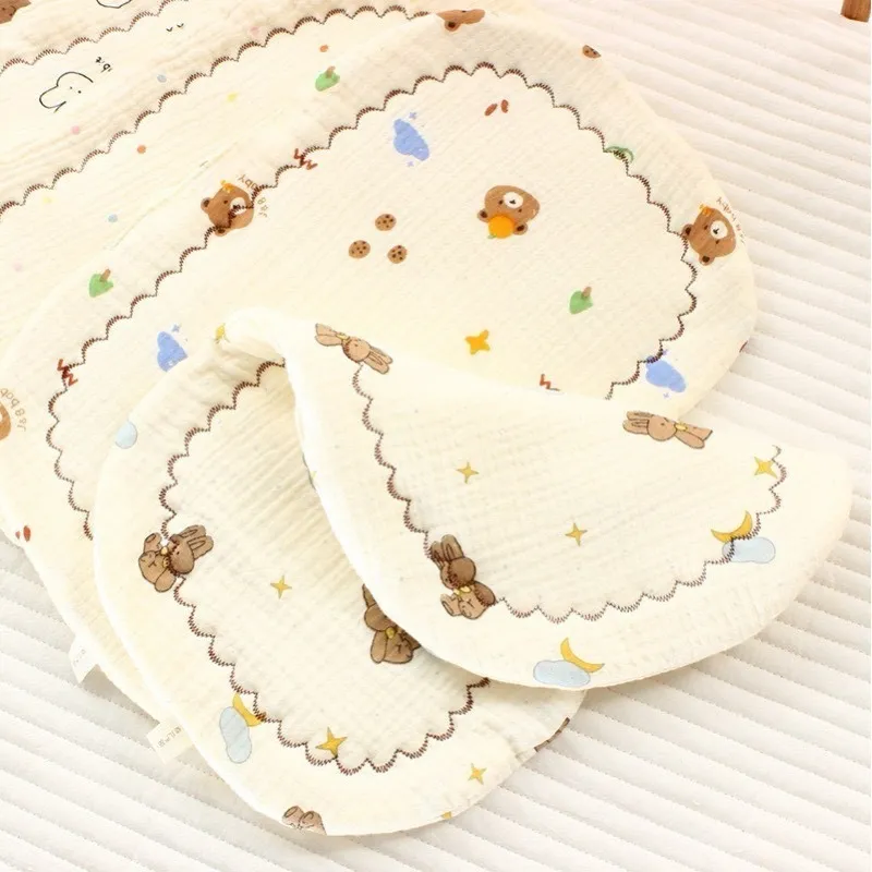 Ảnh Gối Lót đầu Xô Muslin cao cấp trần bông dày dặn, mềm mại, êm ái cho bé 3