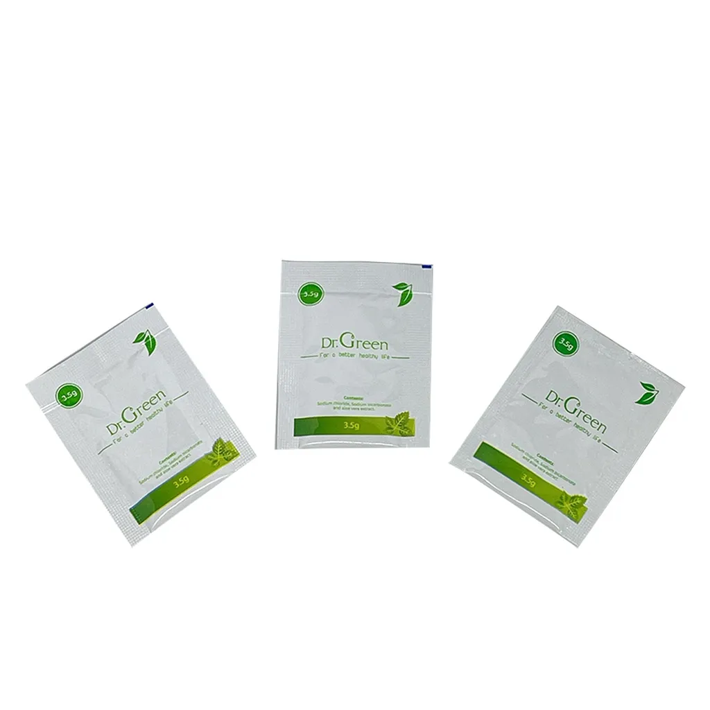 Ảnh Gói muối Biển Nha Đam Dr.Green| 10 gói| Rửa mũi cho bé và người lớn| Viêm mũi dị ứng, viêm mũi xoang 2