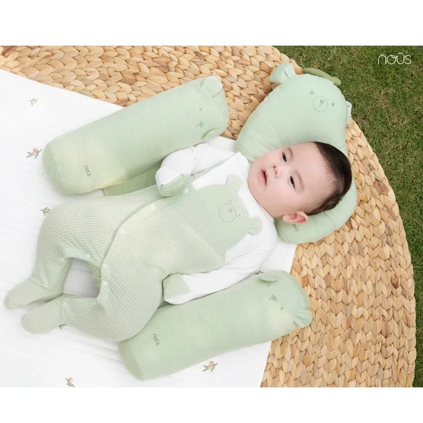 Ảnh Gối Nous bông lõm định hình đầu cho bé 2