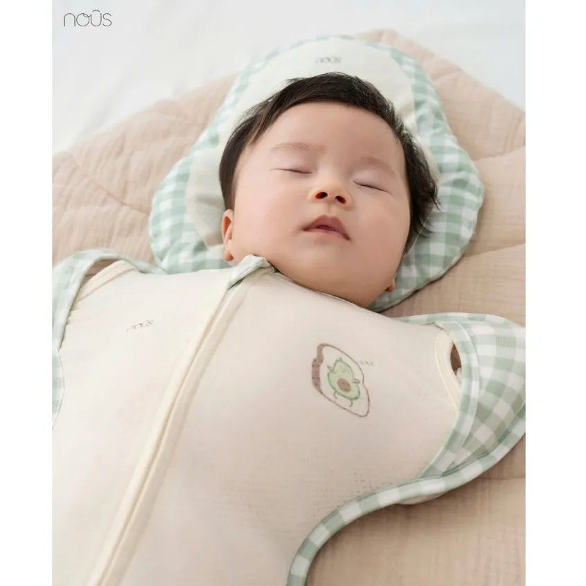 Ảnh Gối Nous bông lõm định hình đầu cho bé 3