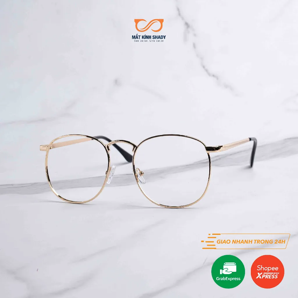 Ảnh Gọng Kính Cận Chất Liệu Hợp Kim Shady Unisex G247 (Nhiều màu) 4