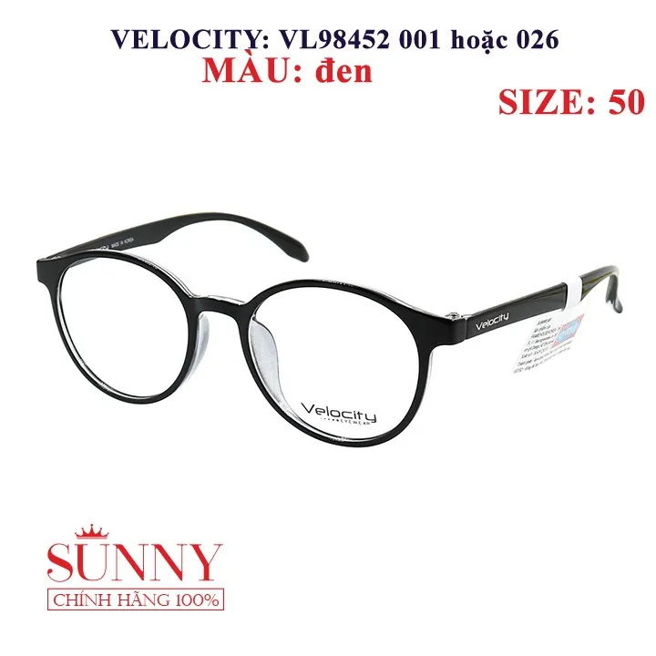 Ảnh Gọng kính cận nam nữ Velocity VL98452 nhiều màu hàng chính hãng-bảo hành vĩnh viễn 4