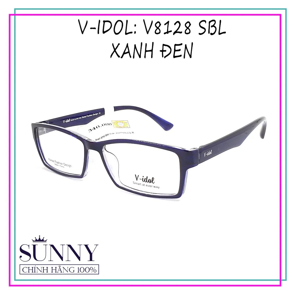 Ảnh Gọng kính cận V-idol V8128 chính hãng, thiết kế dễ đeo bảo vệ mắt 1