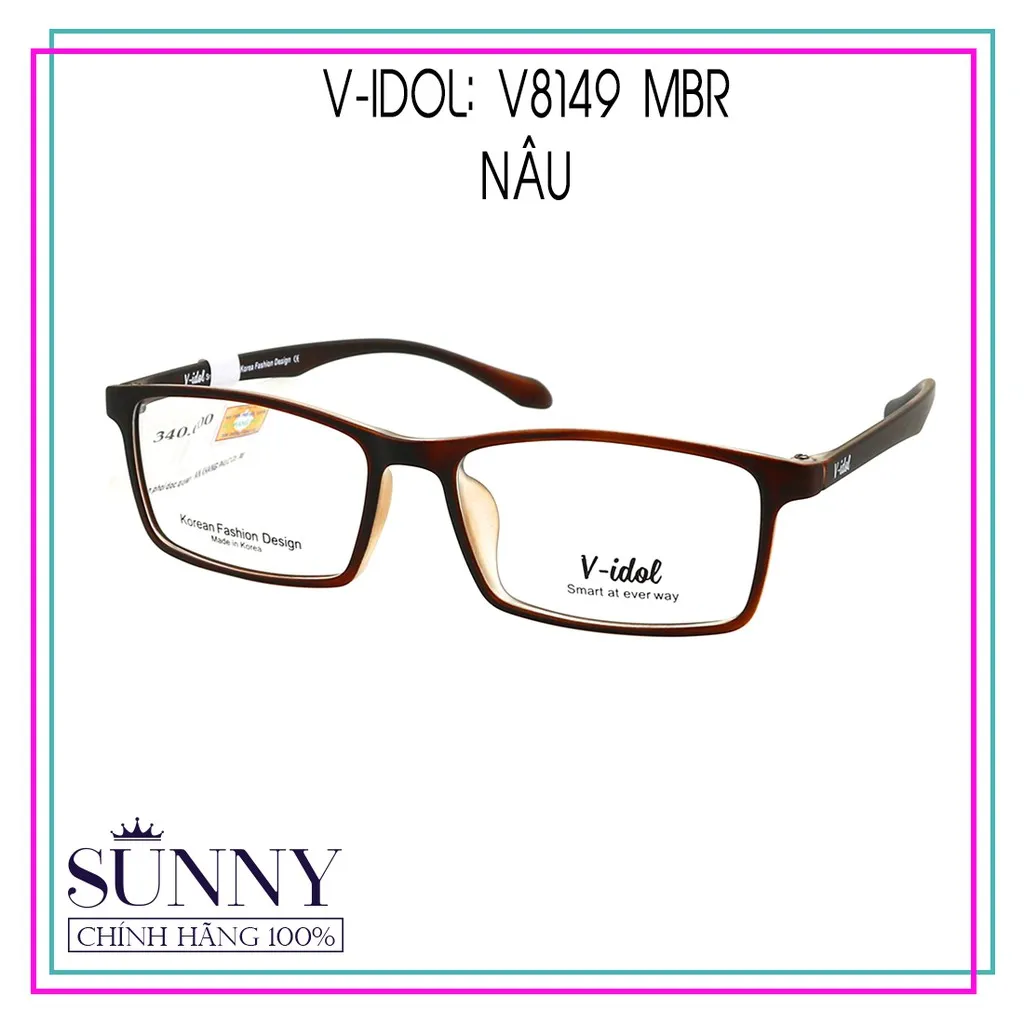 Ảnh Gọng kính chính hãng V-idol V8149 màu sắc thời trang, thiết kế dễ đeo bảo vệ mắt 2