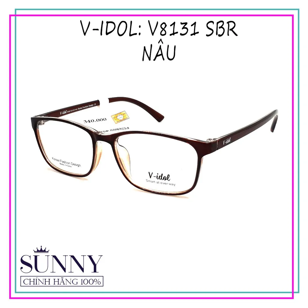 Ảnh Gọng kính chính hãng V-idol V8131 màu sắc thời trang, thiết kế dễ đeo bảo vệ mắt 1