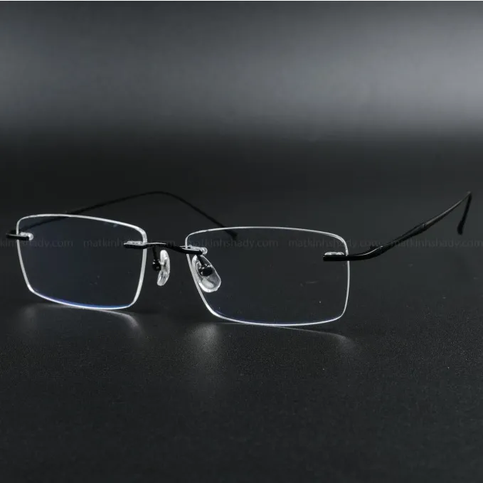 Ảnh Gọng Kính Khoan Titanium IP Cao Cấp Shady Unisex G2098 (Nhiều Màu) 3