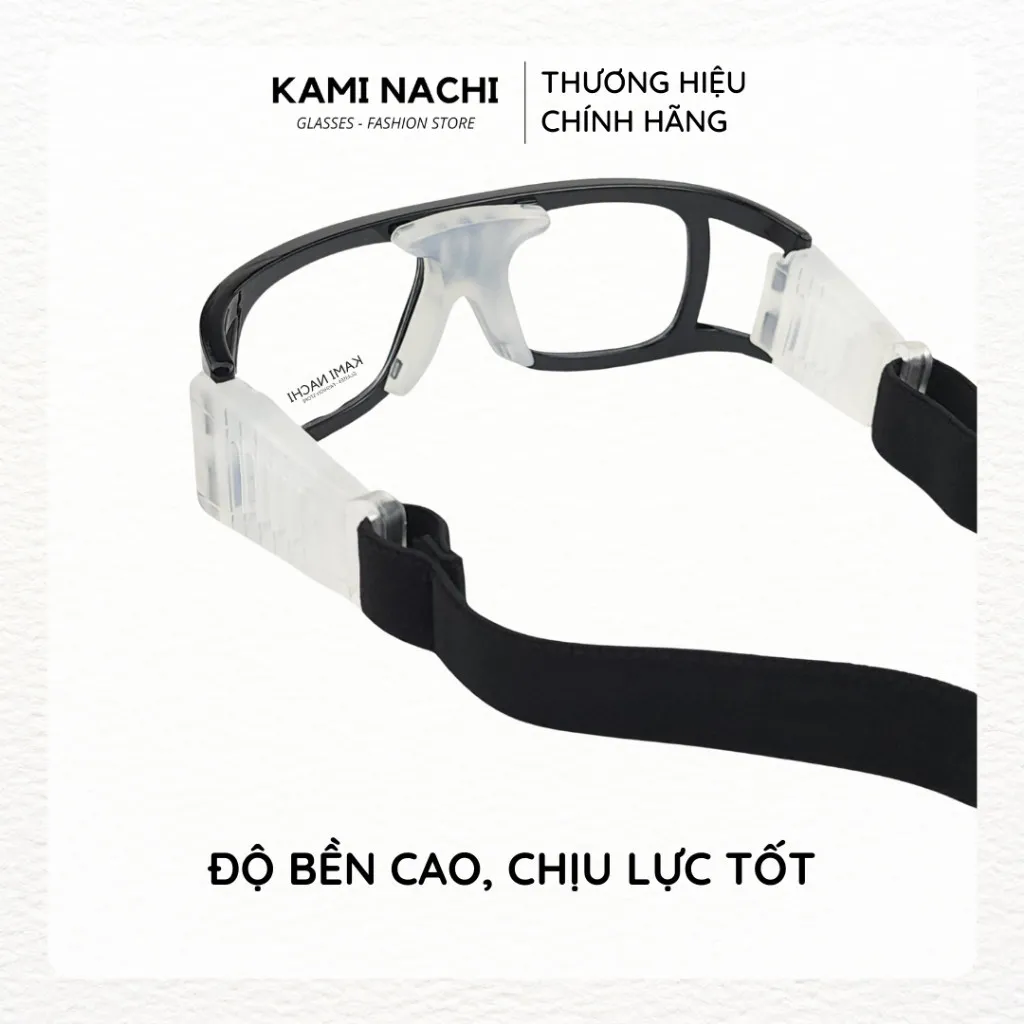 Ảnh Gọng kính thể thao KAMI NACHI chuyên dụng cho người chơi thể thao, đá banh, bóng rổ 4