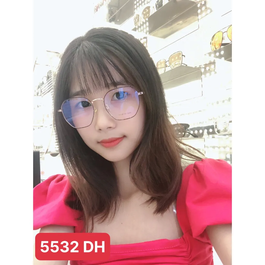 Ảnh Gọng kính vuông nam nữ Accede dòng Sarifa 5532 màu sắc thời trang 4