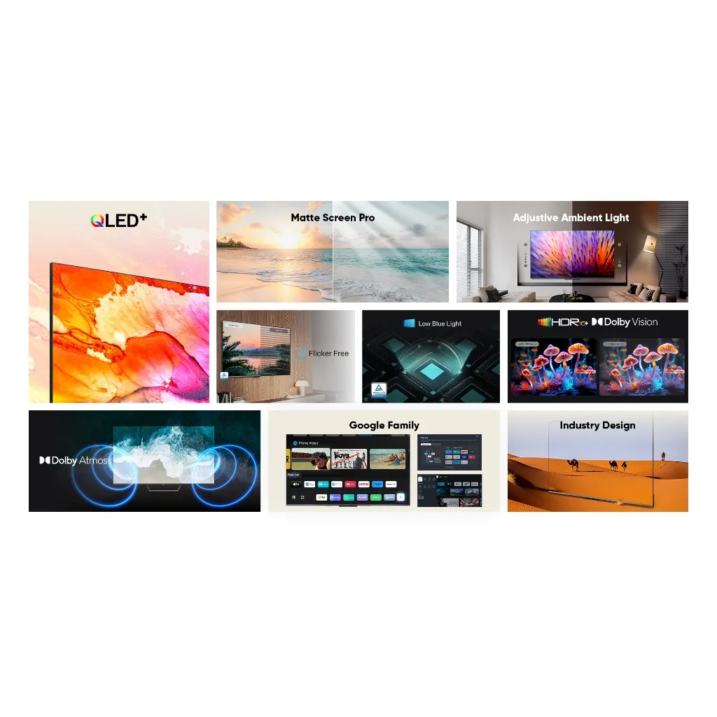 Ảnh Google Tivi Qled+ 65 Inch - 65Y73 PRO Youtube Netfilx Smart TV 2