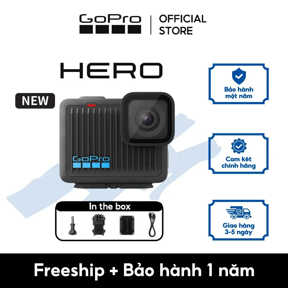 GoPro HERO: Camera Hành Động Mini Chống Nước 4K - Bắt Trọn Mọi Khoảnh Khắc Phiêu Lưu