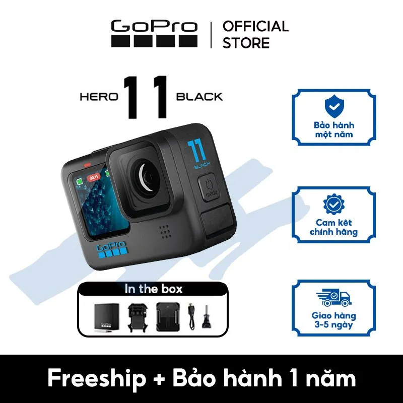 Đánh Giá GoPro HERO11 Black: Camera Hành Động Chống Nước, 27MP, 5.3K - Giá Tốt