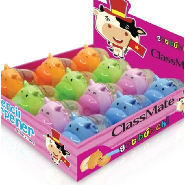 Ảnh Gọt bút chì CLASSMATE hình hà mã, bò sữa cute - Nhà sách Tâm An 2