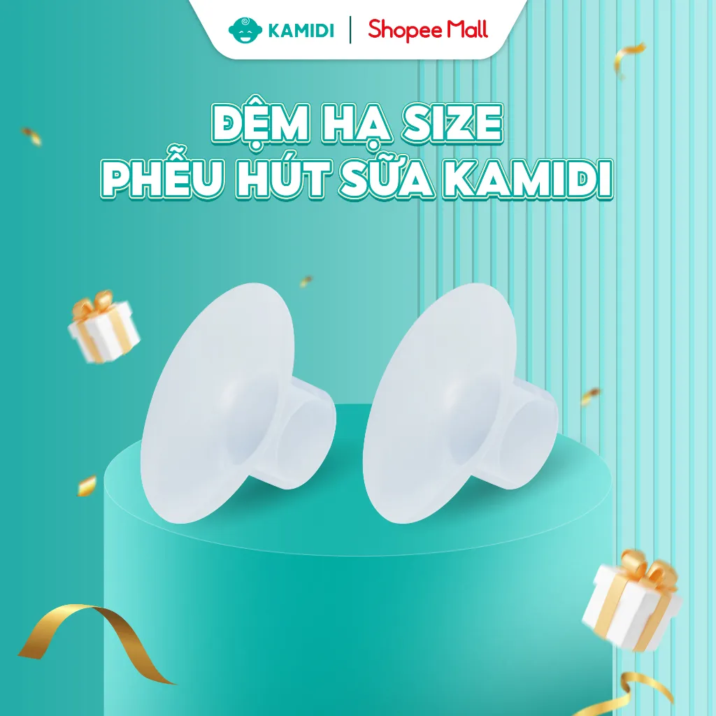 Ảnh Hạ Size Phễu Hút Sữa Kamidi Max Chất Liệu Silicon Mềm Mại Size 19, 21 Hút Sữa Hiệu Quả Êm Ái 1