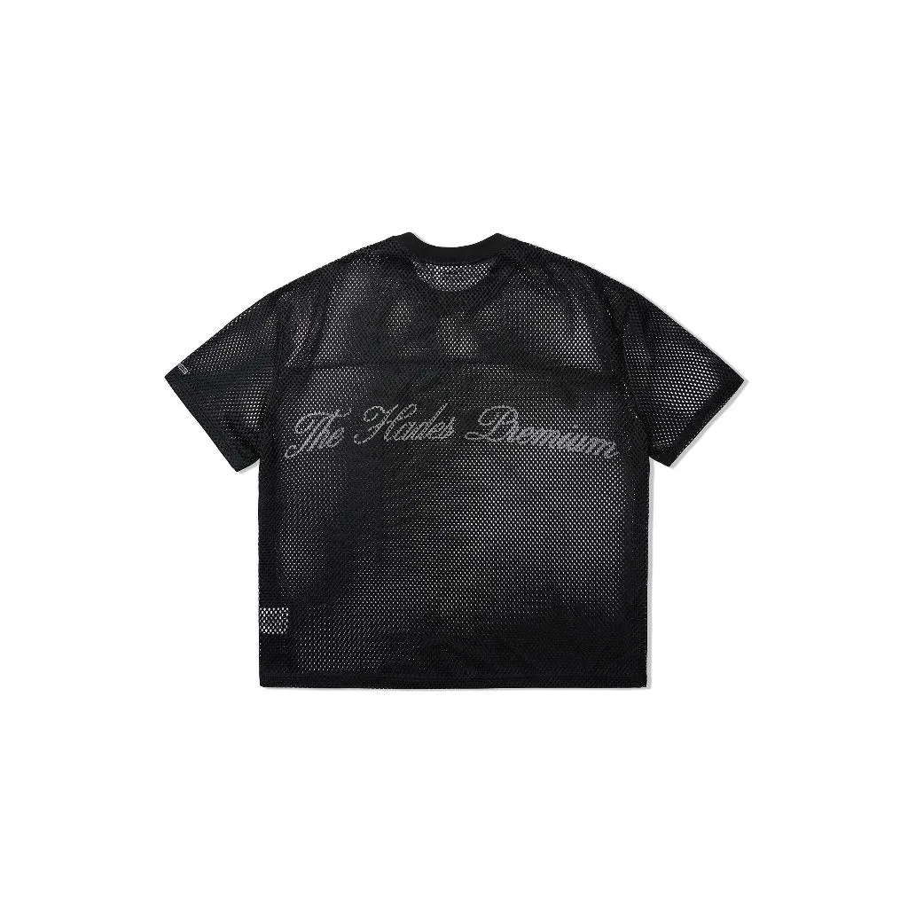 Ảnh HADES 777 Jersey Mesh Black - HADES Brand chính hãng Áo thun jersey lưới unisex 1