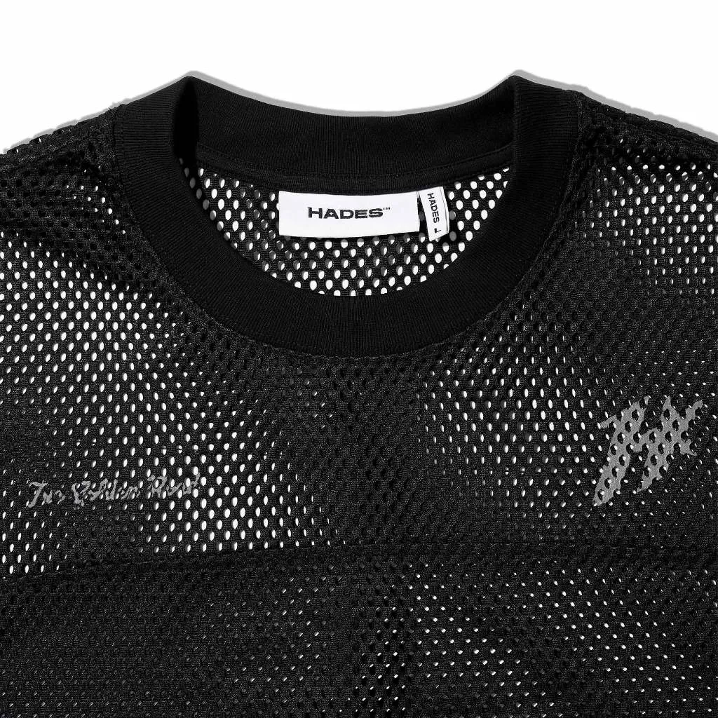 Ảnh HADES 777 Jersey Mesh Black - HADES Brand chính hãng Áo thun jersey lưới unisex 2