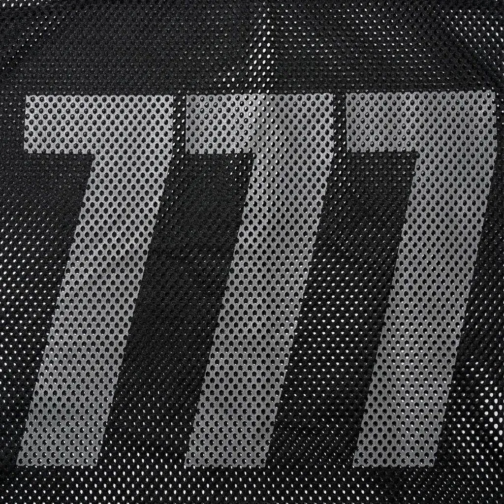 Ảnh HADES 777 Jersey Mesh Black - HADES Brand chính hãng Áo thun jersey lưới unisex 4