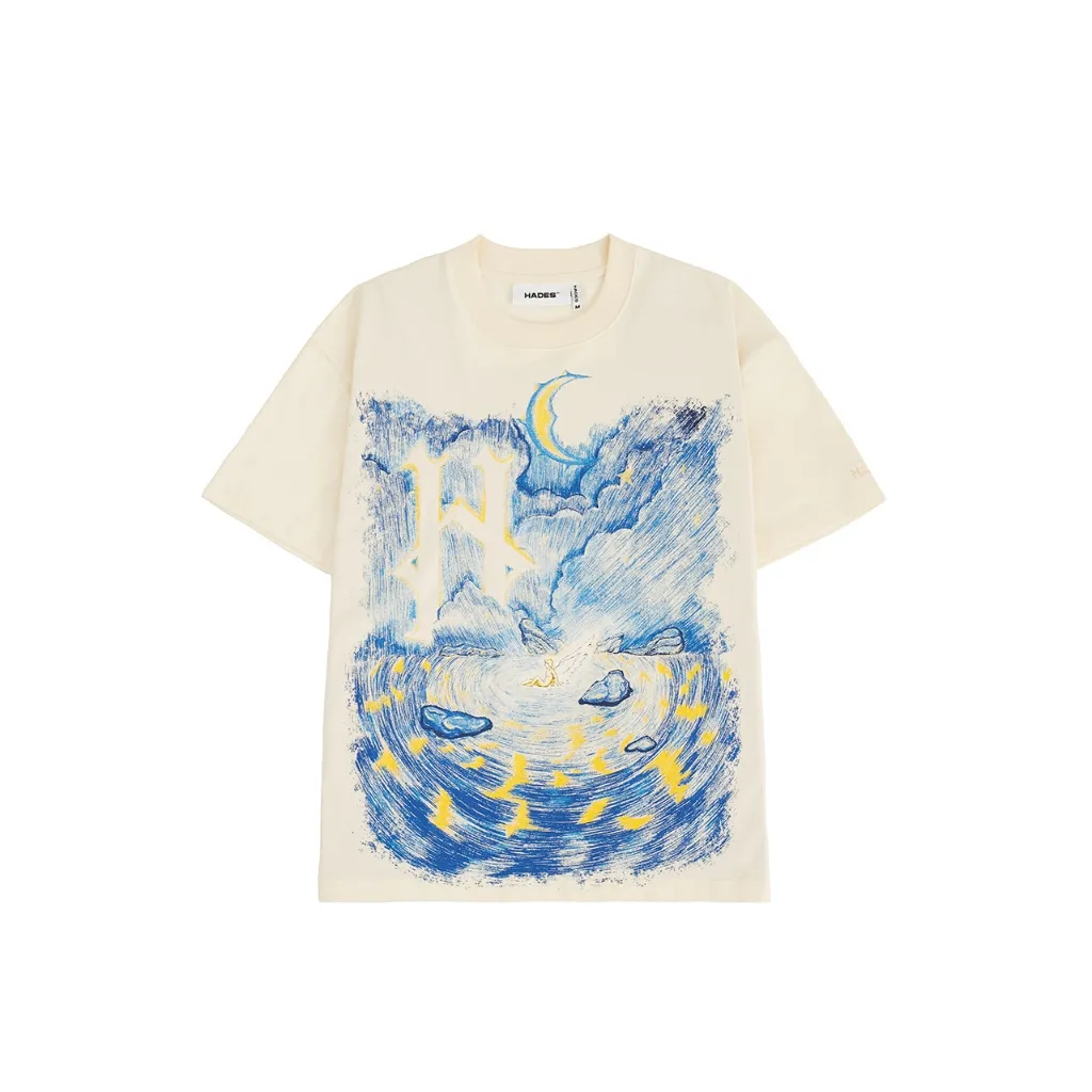 Ảnh HADES Angel Falling Tee - HADES Brand chính hãng Áo thun tay lỡ cotton unisex 1