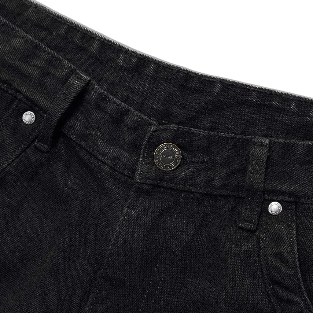 Ảnh HADES Blackout Distress Wash Jean Shorts - HADES Brand chính hãng Quần jean shorts Unisex 3