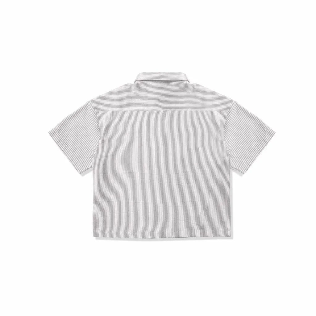 Ảnh HADES Loveless Striped Shirts - HADES Brand Chính hãng Áo Sơmi tay ngắn unisex 2