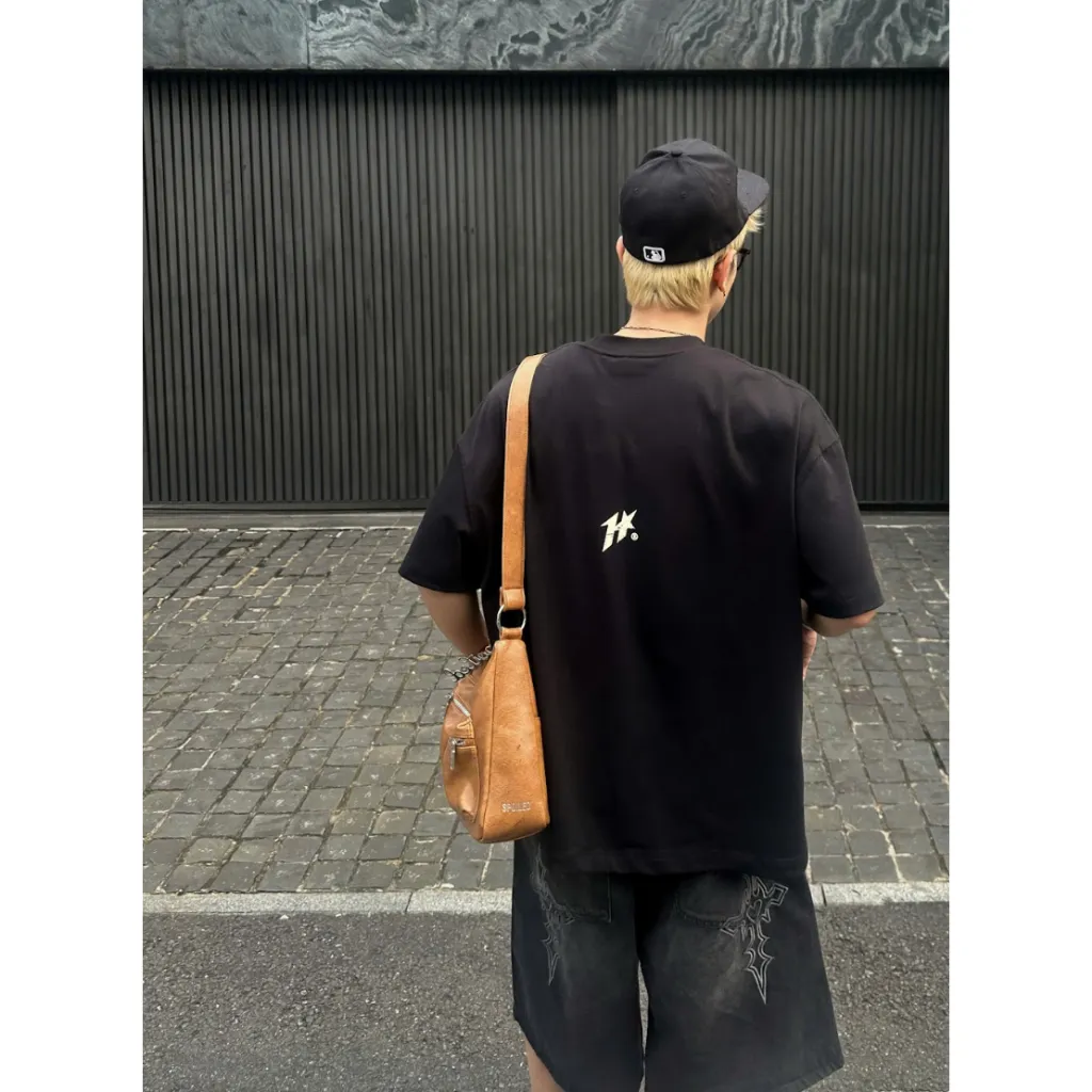 Ảnh HADES OG Tee Đen - HADES Brand chính hãng Áo thun tay lỡ cotton unisex 2