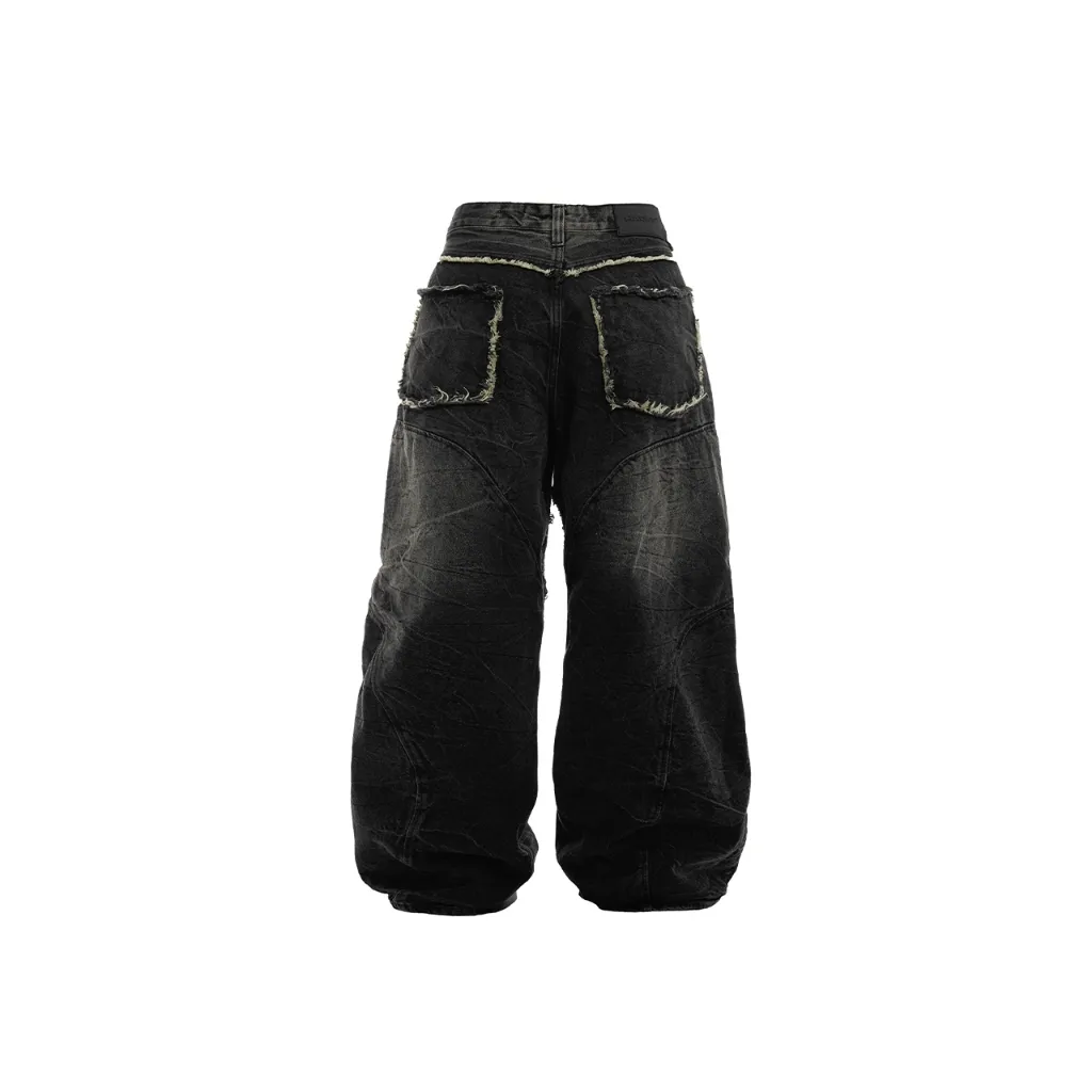 Ảnh HADES Tectonic Rift Jeans - HADES Brand Chính Hãng Quần jeans unisex 2