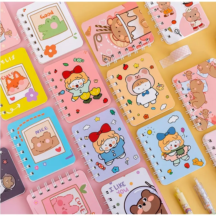 Ảnh [Hàng Tặng Không Bán] Sổ Tay Ghi Chép Mini Lò Xo, Sổ Note Nhỏ Gọn Thiết Kế Dễ Thương 2