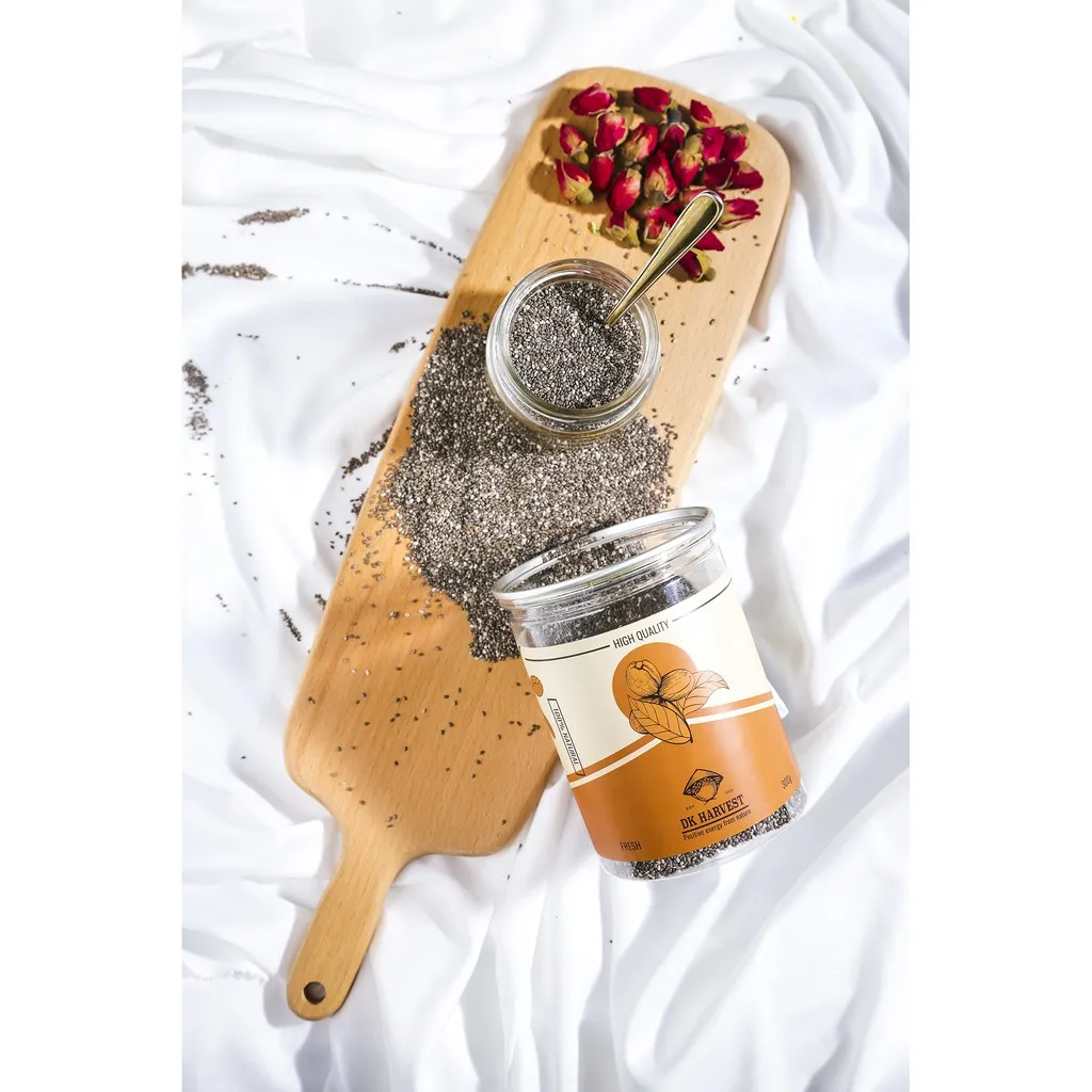 Ảnh Hạt Chia Organic DK Harvest Nhập Khẩu Peru | Giàu Omega-3, Hỗ Trợ Giảm Cân, Độ Tinh Khiết Cao 4