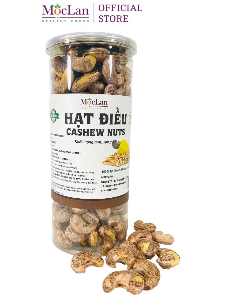 Hạt Điều Rang Muối Mộc Lan HEALTHY FOODS Loại 1 - Bình Phước | Mua Ngay