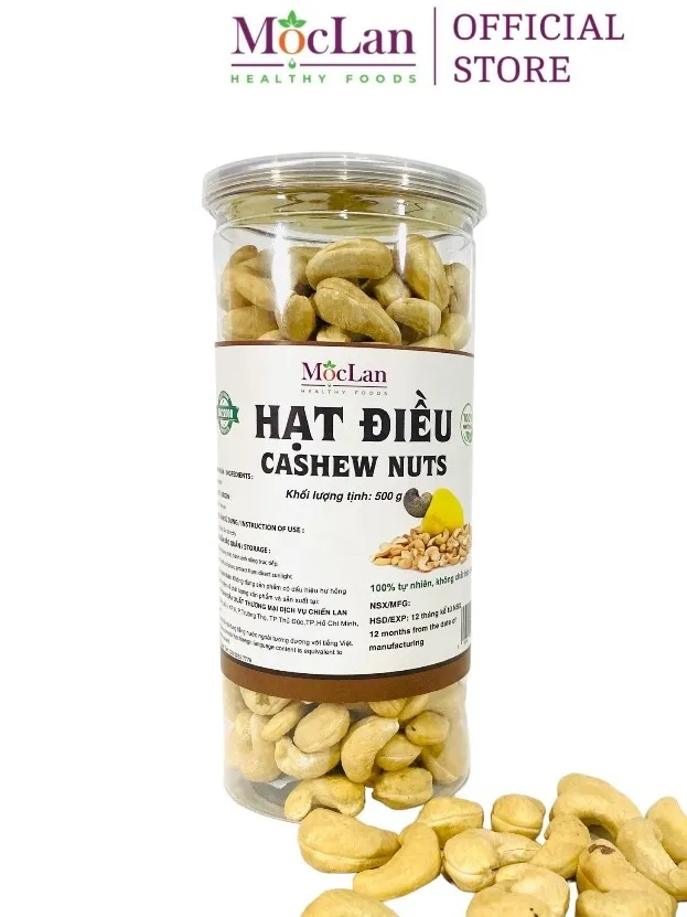 Đánh giá Hạt Điều Tách Vỏ Sấy Giòn Bình Phước MộcLan HEALTHY FOODS Loại 1