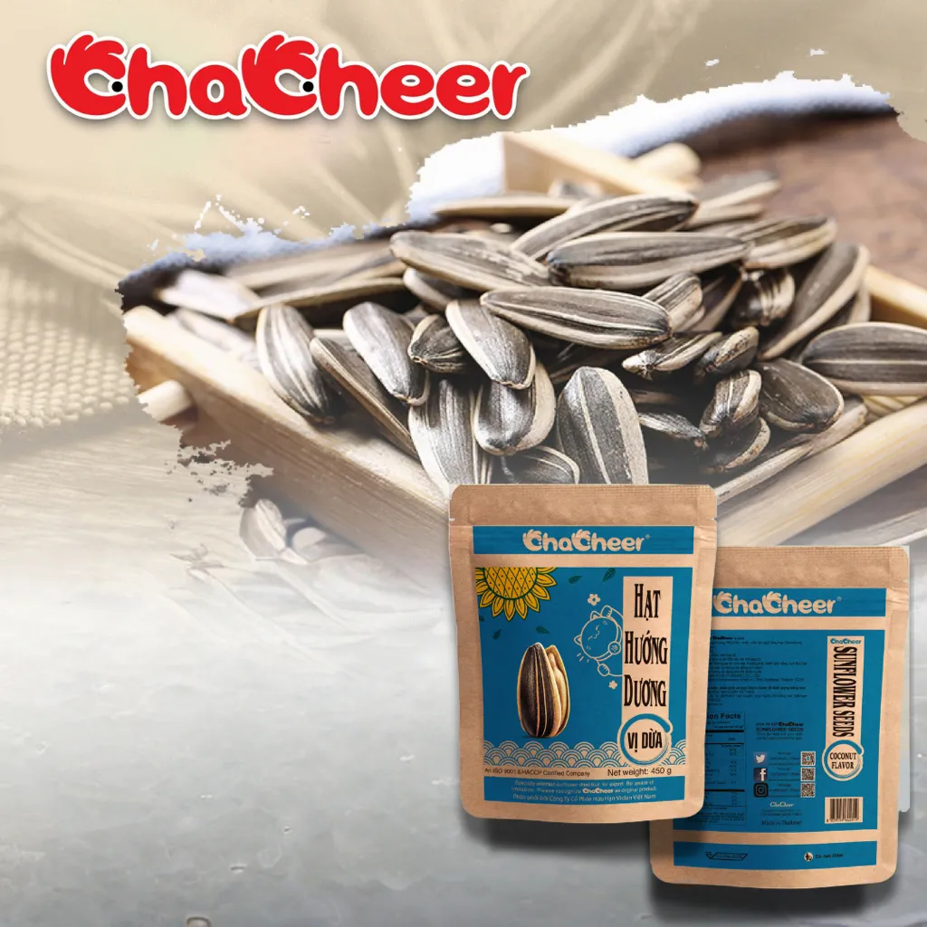 Ảnh Hạt Hướng Dương CHACHEER Vị Dừa 450g 1