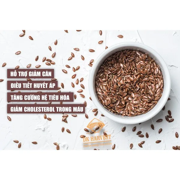 Ảnh Hạt Lanh DK Harvest 500g - Không Bụi | Dưỡng Da, Khỏe Tóc, Giàu Dinh Dưỡng 4