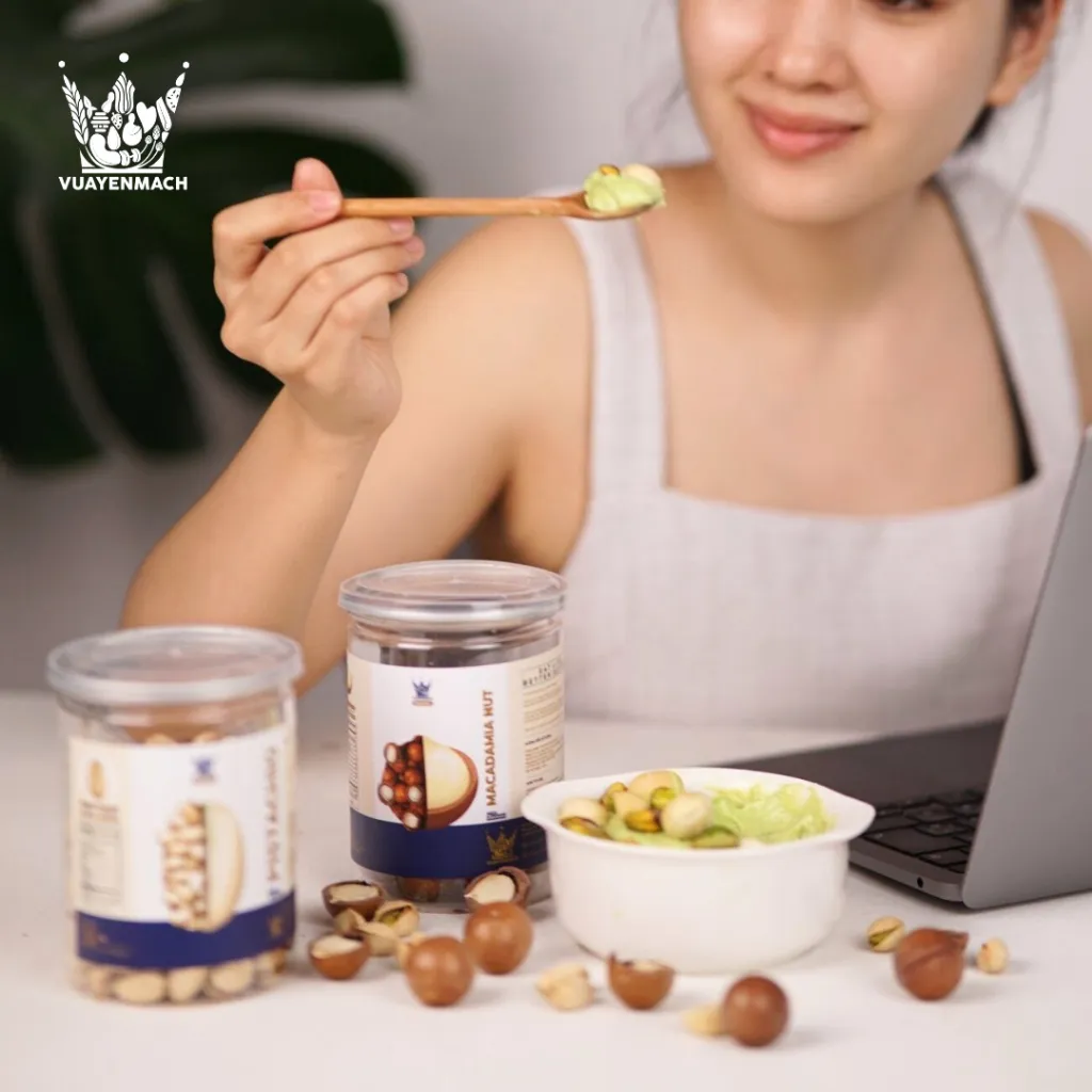 Ảnh Hạt Macca Vua Yến Mạch Úc Size VIp Healthy Organic Hữu Cơ 2