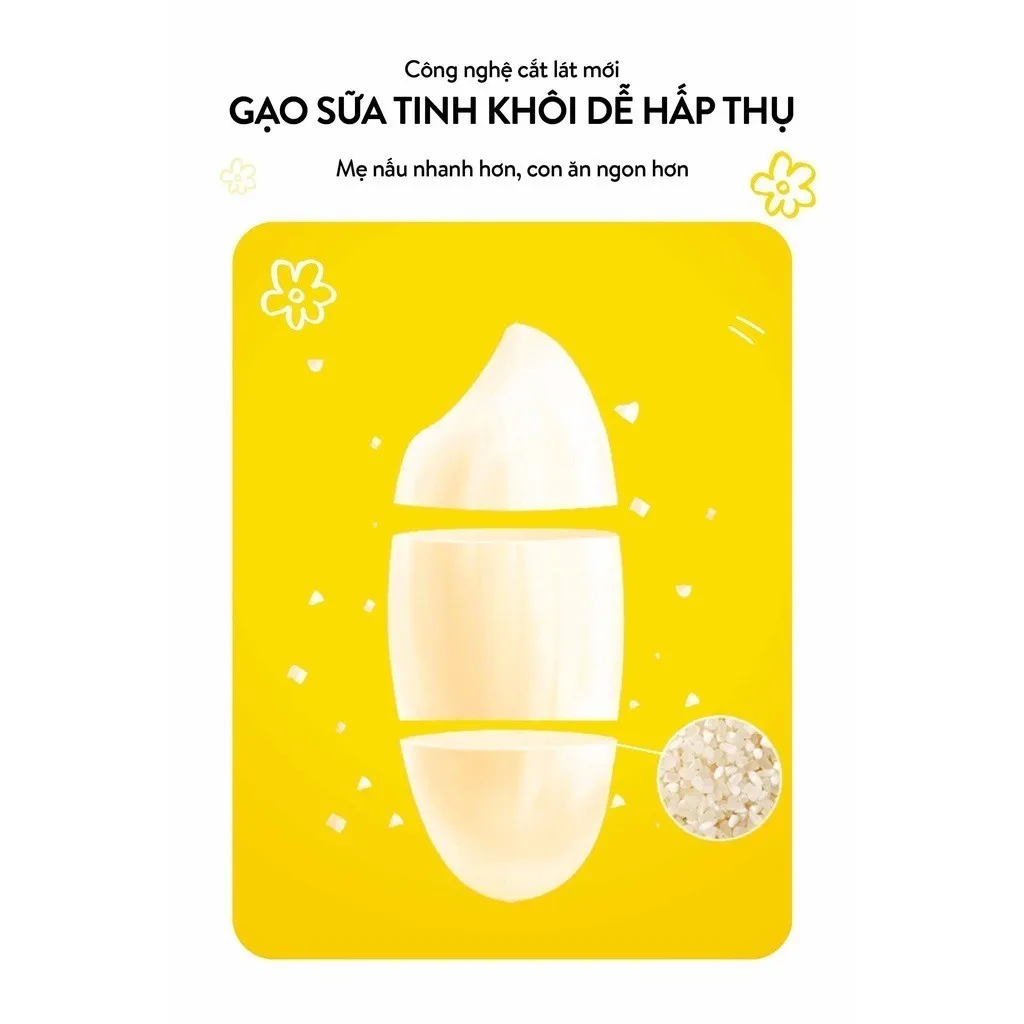 Ảnh Hạt mix sẵn cho bé ăn dặm nhiều chất dinh dưỡng kết hợp bởi gạo sữa và nhiều loại hạt quý, 120g-145g 3