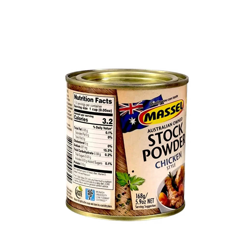 Ảnh Hạt nêm vị gà Massel Premium Stock Powder Chicken Style không bột ngọt 68g - Extaste 4