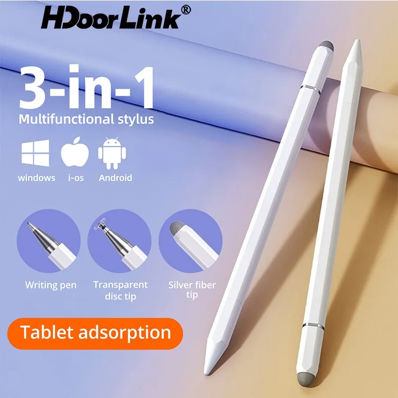 Ảnh Hdoorlink 3 trong 1 Bút cảm ứng điện dung cho Android Pad Máy tính bảng Điện thoại di động Màn hình cảm ứng Bút chì vẽ Màn hình cảm ứng từ tính Bút cảm ứng 1