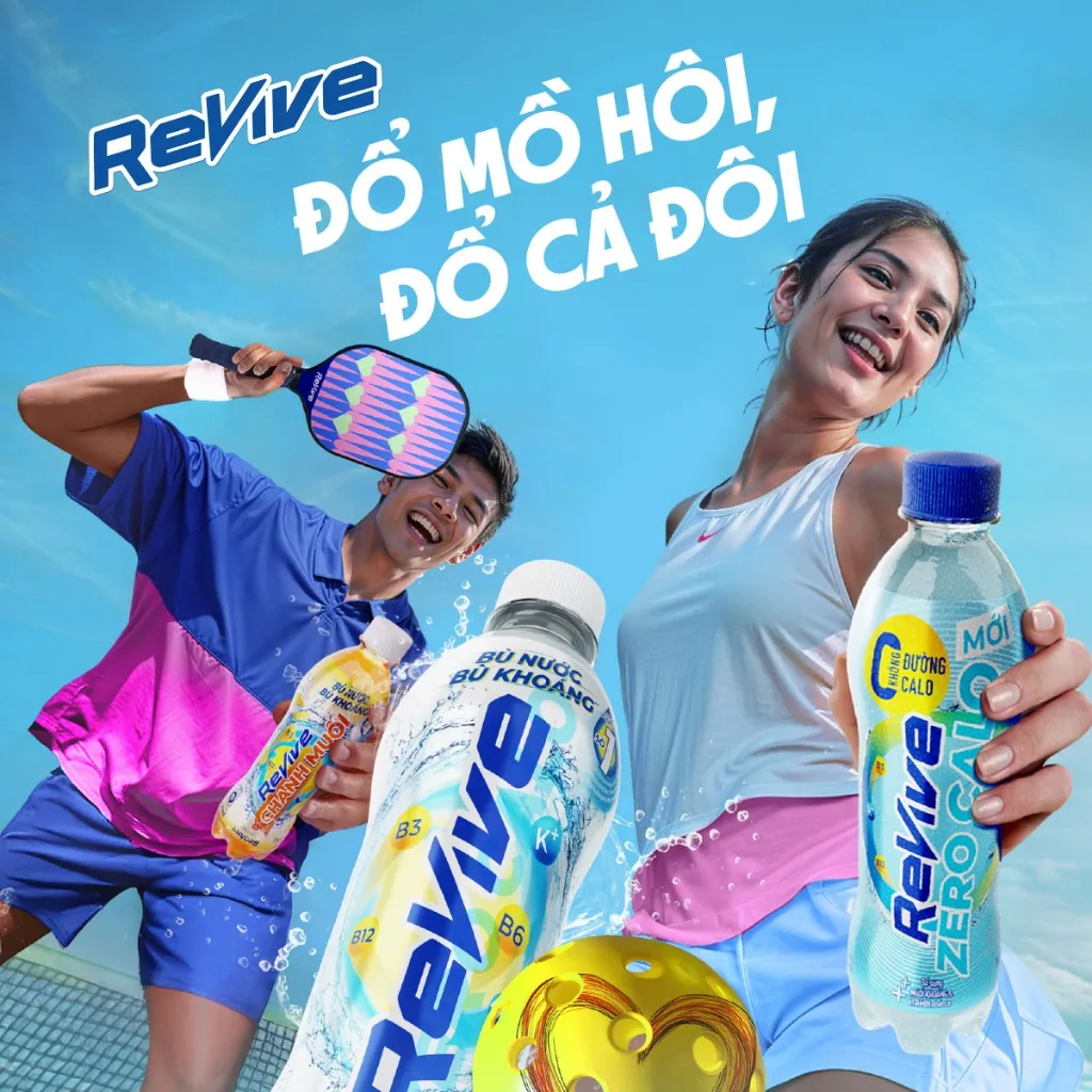 Ảnh [HỎA TỐC-VC 12%] Thùng 24 Chai Nước Giải Khát Revive (500ml/chai) 4