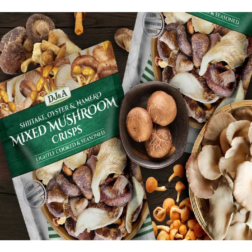 Ảnh Hỗn hợp nấm sấy giòn DJ&A Úc 65g - Tốt Cho Sức Khỏe - Ăn vặt văn phòng - Snack nấm đông cô - Thay kẹo cho trẻ 4