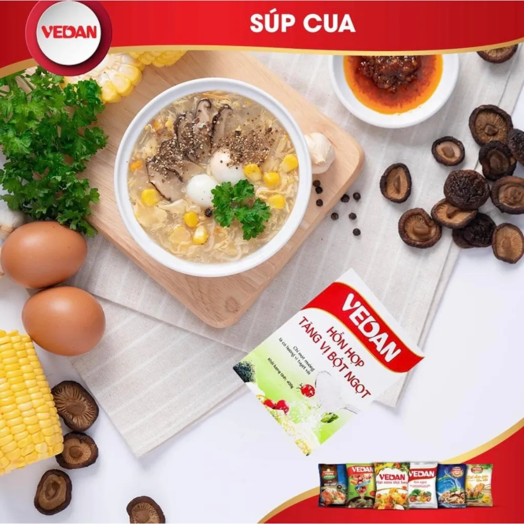 Ảnh Hỗn Hợp Tăng Vị Bột Ngọt VEDAN 700g 3